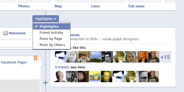 Facebook Page Fan Timeline Free GUI PSD