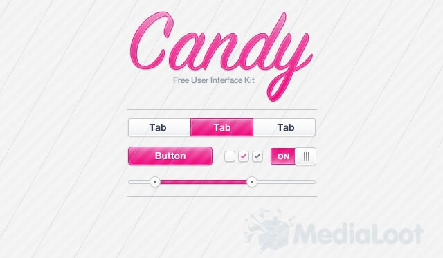 Free Candy UI Kit