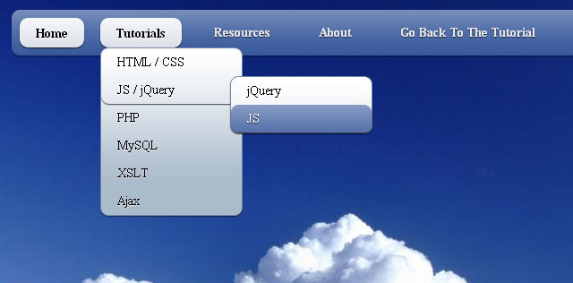 Creating a cool CSS3 Dropdown Menu