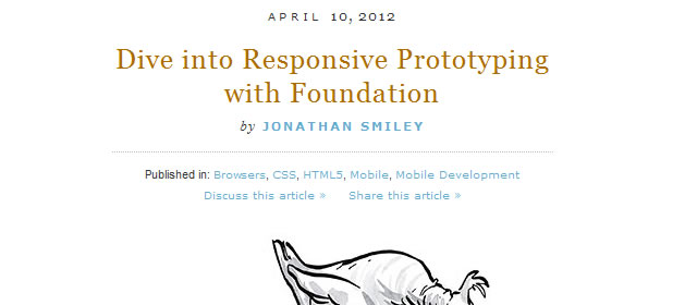 Dive into Responsive Prototyping with Foundation