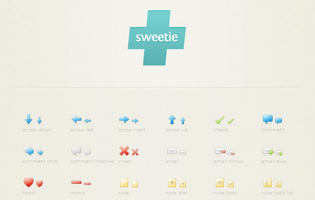 The SweetiePlus Icon Set