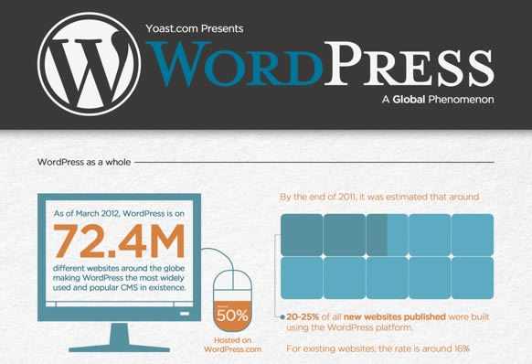 WordPress Stats Infographic