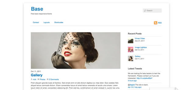 Free Base WordPress Theme