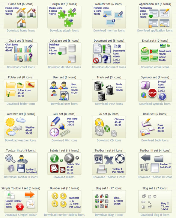 50 Useful Free PSD Icon Sets