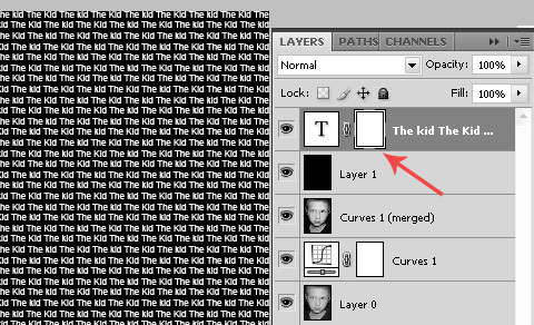 Photoshop Tutorial Face with Type