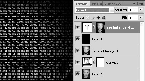 Photoshop Tutorial Face with Type
