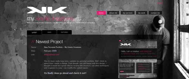 large fullsize photo image background web design inspiration My Kinetic Kreations