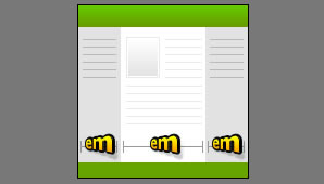 3 Column Elastic, Header, and Footer
