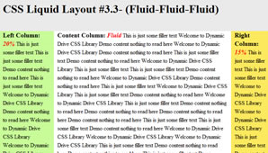 CSS Layout (Fluid-Fluid-Fluid)