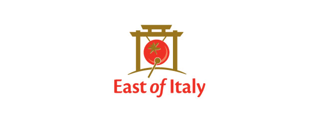 East of Italy asian themed logo design branding oriental far-east