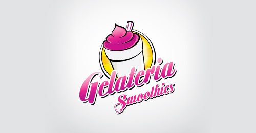 Bright Colorful Juice Smoothie Bar Logo Design Branding Inspiration