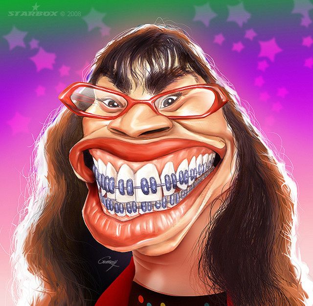 Ugly Betty Celebrity Caricatures Funny