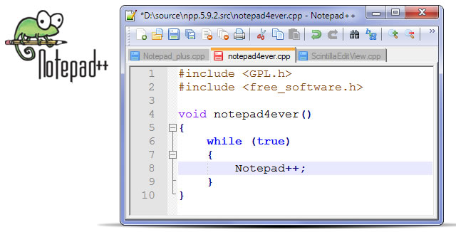 Notepad++ - Programming Text Editor