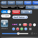 The iPhone 5 Photoshop GUI Templates from Teehan & Lax iosgui_thumb