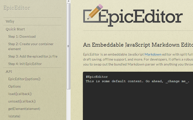 epic editor coding syntax ide open source projects