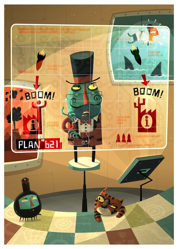 Evil Genius steve simpson illustration portfolio