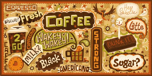 Coffee Cup Design illustration portfolio steve simpson