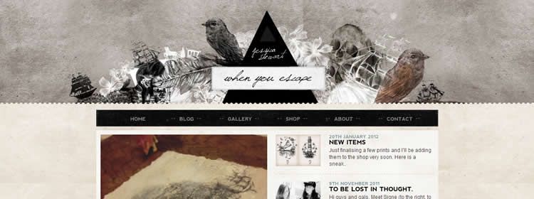 Real Life Living Representations of Web Design Styles webdesignhousea