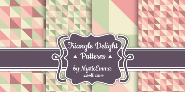 Triangle Delight free 4 Photoshop Patterns