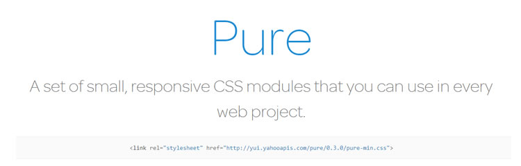 Pure CSS responsive UI kit top 50 css tools resources 2013