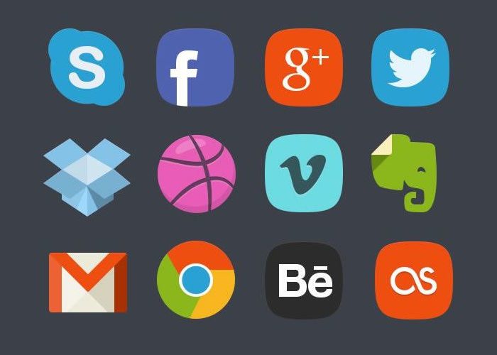 30 Beautiful Free Social Media Icon Sets social-icons-free-thumb