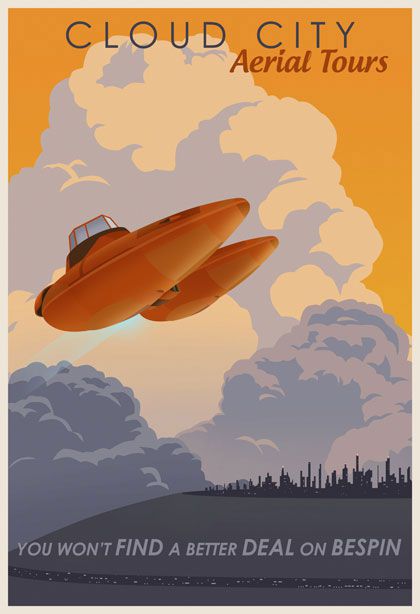 star wars travel posters bespin