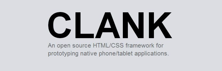 Clank CSS framework grid responsive UI kit top 50 css tools resources 2013