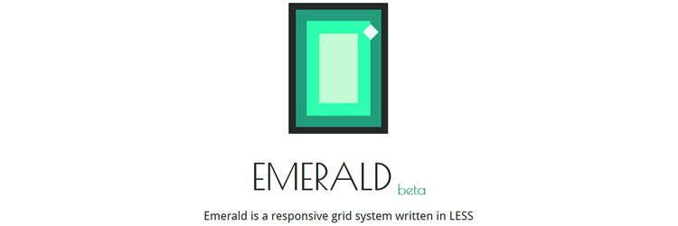 Emerald - A Responsive Grid System Written in LESS top 50 css tools resources 2013