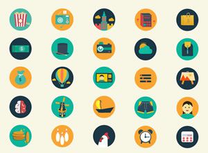 Meroo – A Gorgeous Free Flat-Styled Icon Set (110 Icons) meroo_icons_thumb