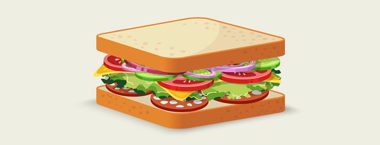 The feeling that we get when we dig into it can be considered to be UX the ingredients that go into the sandwich UI=UX can be considered to be a part of the UI