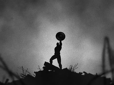 The Mysterious Noir Superhero Series Poster Art noir-thumb
