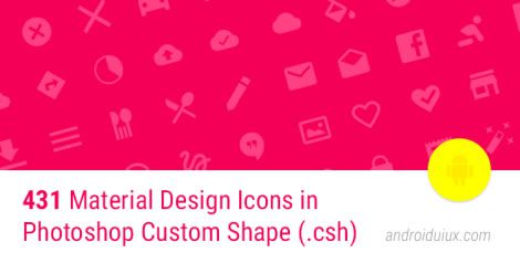 Material Design Icons Custom Shape by Taylor Ling