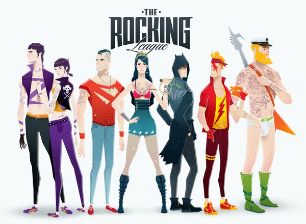 Super Rockers – An Illustration Series of Rockstar Superheros super-rockers_13
