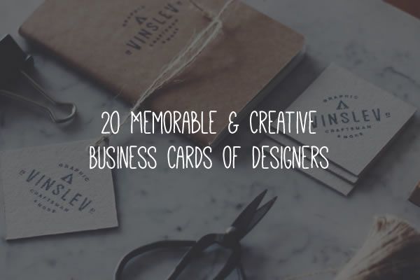 20 Inspirational & Creative Business Cards for Designers designer-business-card-thumb