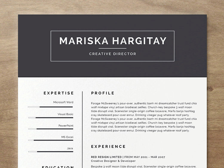 Infographic Resume Template Venngage