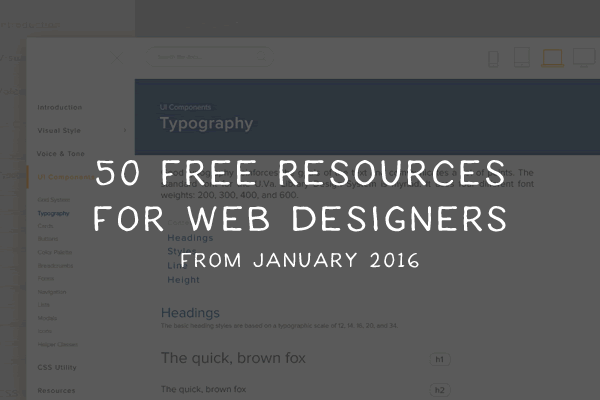 50 Free Resources for Web Designers from January 2016 monthly-freebies-january-2016-thumb
