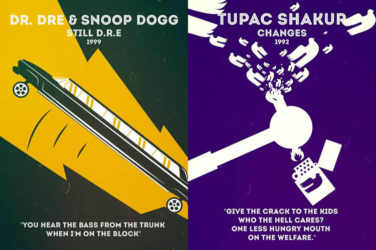 Raposters – A Classic Rap Music Poster Every Day for 100 Days