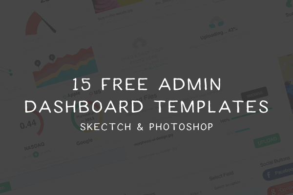 15 Free Photoshop & Sketch Admin Dashboard UI Templates admin-dashboard-panel-free-template-ui-psd-thumb