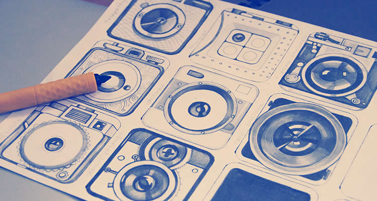 Inspirational Examples of Sketching in Icon Design icon_sketches_02