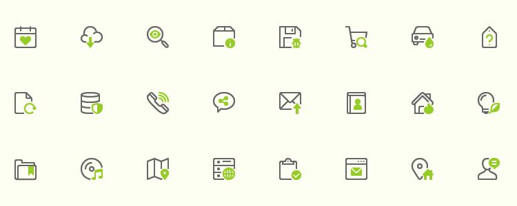40 Mini AI EPS PNG SVG designer monthly free resources icon set