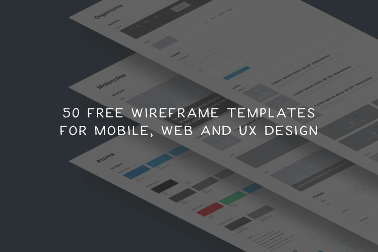 50 Free Wireframe Templates for Mobile, Web and UX Design wireframe-templates-thumb
