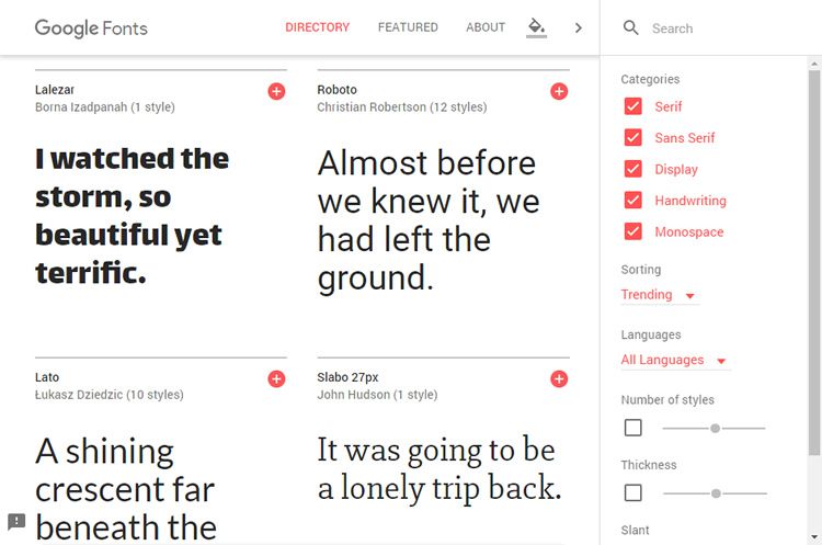 Fantastic Google Web Fonts for Headings, Paragraphs & Branding google-fonts-thumb