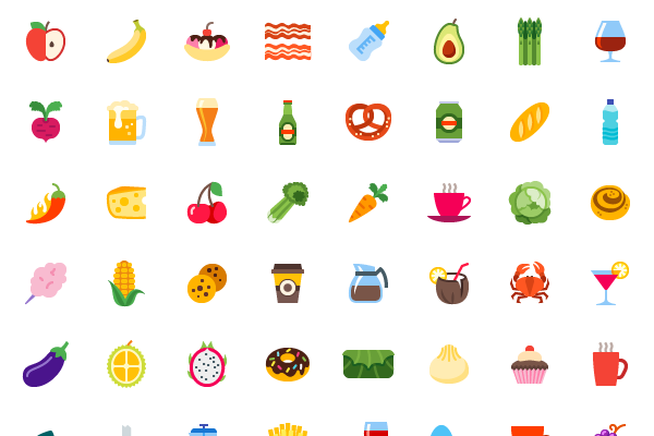 100 Free Food & Drink Icons (EPS, SVG, PDF & PNG) 100_Food_and_Drinks_Color_Icons_by_Icons8-thumb