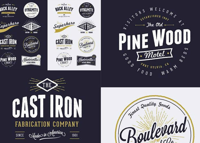 10 Free Vintage Logo & Badge Template Collections vintage-logo-template-free-new-thumb