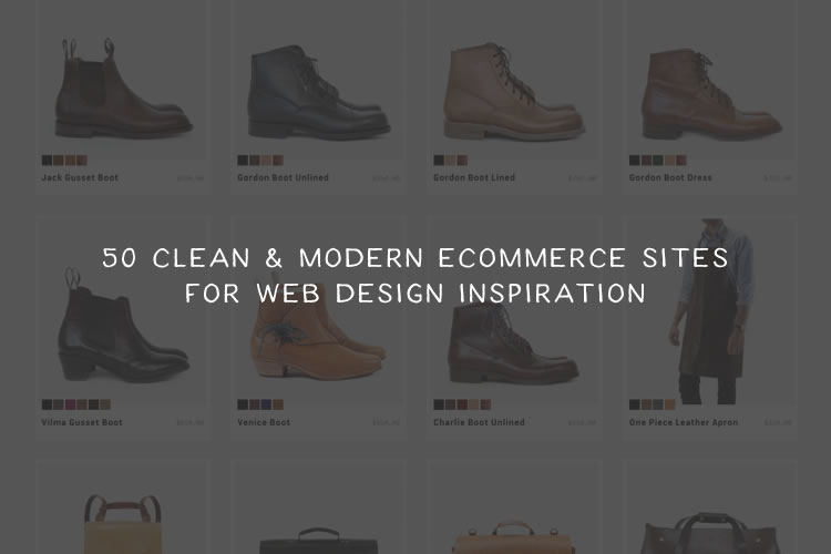 50 Clean & Modern eCommerce Sites for Web Design Inspiration clean-ecommerce-thumb