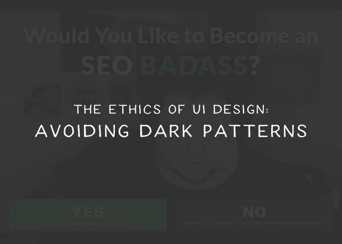 Avoiding Dark Patterns in Web Design