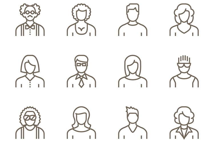 Freebie: Line-Style User Avatar Icon Set (AI, EPS, SVG & PNG) user-avatars-line-icons-thumb