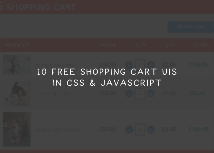 10 Free Shopping Cart UIs in CSS and JavaScript shopping-thumb