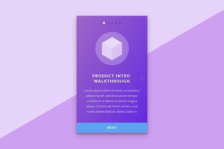 10 Free CSS & JavaScript Onboarding User Interfaces