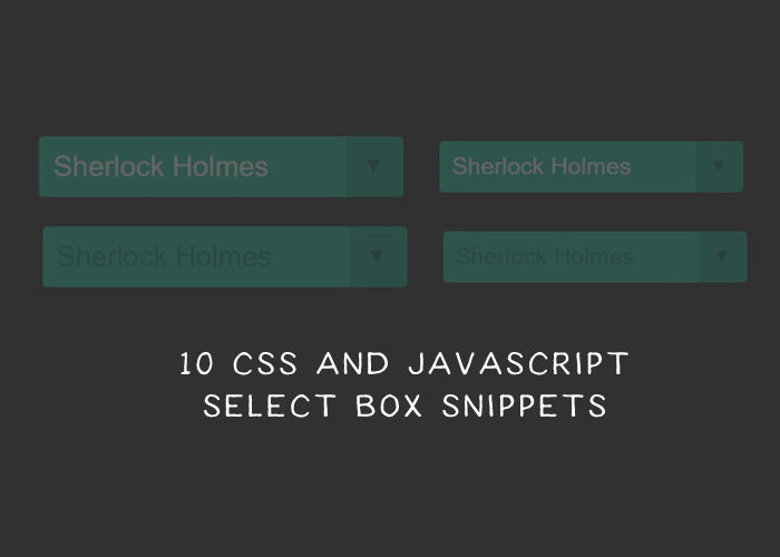 10 Free CSS & JavaScript Select Box Snippets select-ui-thumb